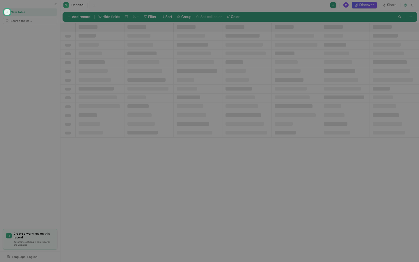 Grid view